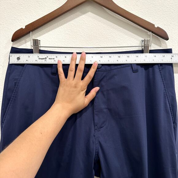 Rhone Commuter Classic Mens 36 Navy Performance Chino Pants Activewear Golf - Picture 6 of 9